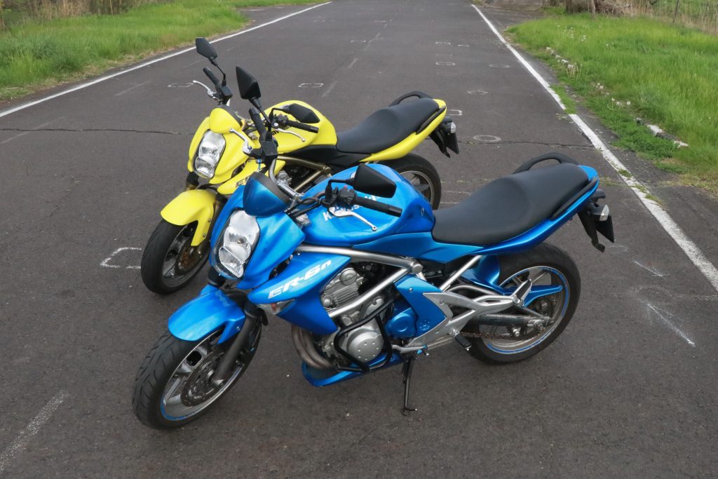 "A"- Kawasaki ER-6n motorkerékpár- "A" kategória- KIS Autós-Motoros Iskola (Békés)
